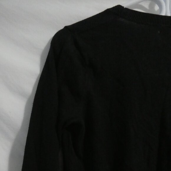 OLD NAVY | medium | Black V-Neck Lightweight Cardigan | 2 Small Pockets - Picture 11 of 16